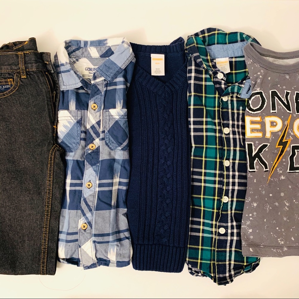 Lots of 5 Pcs Clothes Gap, Gymboree, Oshkosh, US Polo Assn